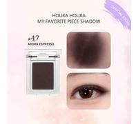 Shein Mi pieza favorita Shadow 47 AROMA ESPRESSO, Mezcla sin peso, Prensado suave, Larga duración, Tamaño de bolsillo, Aplicación con el dedo, Sin arrugas,