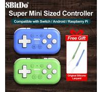 Shein Micro controlador 8BitDo compatible con , Gamepad Bluetooth de tamaño de bolsillo para juegos en Android, teléfono móvil, Raspberry Pi, iOS, iPadOS, M