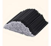 Shein Microcepillos desechables para extensiones de pestañas - Aplicadores de microfibra sin pelusa para labios, pestañas, dientes, uñas, delineador de ojos