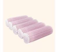 Shein Mini Cepillo Aplicador Mini Cepillo de Limpieza, Cepillo de Máscara Adecuado para Extensiones de Pestañas Rosa 50/100/200/400/600/800/1000 piezas