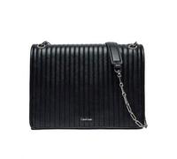 Shein Mini Line Quilt Women Shoulder Bag Black