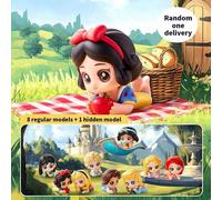 Shein Miniso Disney Princess Serie de Té de la Tarde Caja Ciega Coleccionable, Mini Figura Adorable, Diseño de Sorpresa Único, Perfecto para Colección, Rega