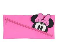 Shein - MINNIE Portatodo Silicona con Cremallera - Estuche Diseño único con Licencia Oficial - Cartera porta objetos máxima Comodidad con Apertura frontal c