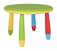 Shein MOBILIARIO & DECORACIÃN Mesita infantil redonda verde, en plástico, Ã70 x H.48cm. Envio gratis en 24/48h