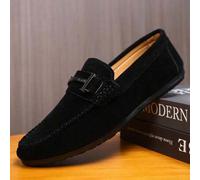 Shein Mocasines de moda nuevos para hombres, zapatos de vestir clásicos y cómodos, zapatos livianos para conducir (Aviso: los mocasines suelen ser un poco p