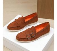 Shein Mocasines planos para mujer, boca poco profunda, rojo vino, rojo Angola, rojo brillante, azul, azul marino, nuevos para otoño/invierno 2025, suela bla