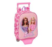Shein Moch 232+Carro 805 Barbie "Love" Carrito práctico y resistente | Mochila-carrito Barbie "Love" con múltiples compartimentos, perfecta para viajar, la