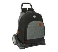 Shein Mochila 305+Carro Evolution Blackfit8 "Old School" Múltiples Compartimentos Organizadores con Cierre de Cremallera - Mochila 305+Carro Evolution Bla