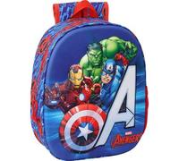 Shein Mochila 3D Avengers Infantil - Mochila Escolar Con Relieve Para Niños y Niñas - Mochila Con Diseño Divertido y Original, Cómoda y Segura⚫ Envío GRATIS