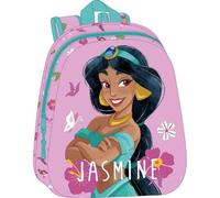 Shein MOCHILA 3D JASMINE - Mochila Amplio Espacio de Almacenamiento - Diseño Ergonómico y Cómodo - Bolsillos Multifuncionales - Ideal para Viajes y Escuela