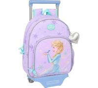 Shein Mochila 609+Carro 705 Frozen "Spirit" - Mochila 180 + Carro Evolution Frozen Escolar - Mochila Trolley Funcional y Ligera Para Niños y Niñas - Mochila
