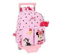 Shein Mochila 609+Carro 705 Minnie Mouse "Naive" Compartimento Principal Espacioso y Bolsillos Pequeños - Mochila 609+Carro 705 Minnie Mouse "Naive" Asas Ac