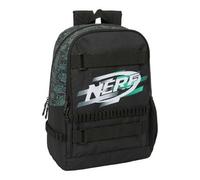 Shein Mochila Adaptable a Carro Nerf "Game" Compartimento Principal Amplio y Bolsillos Adicionales con Cremallera - Mochila Adaptable a Carro Nerf "Game" Co