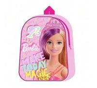 Shein Mochila Barbie Pequeña Infantil, Niñas, Niños, Satinada, Licencia 100% Oficial, Color Rosa, 25 x 20 cm, Kiglam. Envios 24-48 horas