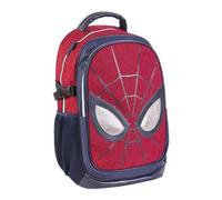 Shein Mochila Casual Técnica de Spiderman - Color Rojo y Azul - 31x47x24 cm - Fabricada en Poliéster - Incluye Bolsillo Lateral y Asas Ajustables - Estampa