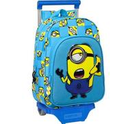 Shein MOCHILA CON CARRO 705 MINIONS "MINIONSTATIC" - Mochila Con Carro Licencia Oficial - Mochila Práctica y Versátil - Mochila Resistente y Duradera - Dise