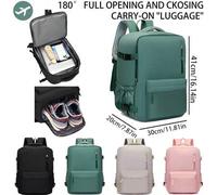 Shein Mochila de mujer, mochila de viaje de gran capacidad para mujer, mochila para ir al trabajo y a clase, bolso de ordenador de moda, bolsa de viaje de n