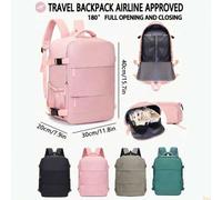 Shein Mochila de mujer, mochila de viaje de gran capacidad para mujer, mochila para ir al trabajo y a clase, bolso de ordenador de moda, bolsa de viaje de n