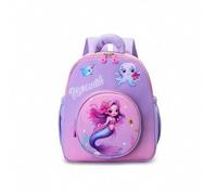 Shein Mochila de nailon con estampado de unicornio gigante y diseño lindo de dibujos animados para jardín de infantes
