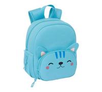 Shein Mochila de neopreno "Gato" con diseño moderno y ergonómico | Mochila de neopreno con gran compartimento con cremallera y resistente al agua, perfecta