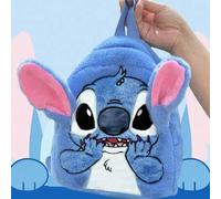 Shein Mochila de peluche de Stitch, mochila de gran capacidad con diseño de dibujos animados adecuada para niños y niñas, diseño lindo y dulce, adecuada par