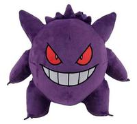 Shein Mochila de peluche del Pokémon Gengar, de tamaño compacto y espacioso, con correas ajustables y cómodas y con la licencia oficial del divertido per