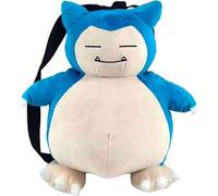 Shein Mochila de peluche Snorlax, de tamaño compacto y espacioso - Mochila de peluche Snorlax Pokémon con correas ajustables y cómodas, con licencia oficial