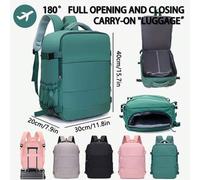 Shein Mochila de viaje de gran capacidad, mochila para ir a la oficina y a clase, bolso de ordenador de moda, bolsa de viaje de negocios a corta distancia,