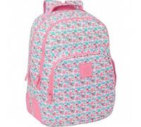 Shein Mochila Doble Adapt.Carro Moos "Flores"Diseño Único y Licencia Oficial - Mochila Unisex Diseño Ergonómico con Amplio Espacio De Almacenamiento - Moch