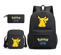 Shein Mochila escolar de gran capacidad, cómoda y duradera con estampado de dibujos animados, bolso bandolera para estudiantes