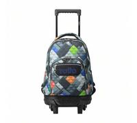 Shein Mochila escolar pequeña ruedas bloques Resma 16x42x29 cm Exterior: Poliester:90% Policloruro de vinilo:10% Forro: Poliester:100% - ✅ Entrega 24/72h a