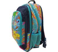 Shein Mochila Escolar Pokemon Amplio Compartimento Principal y Correas Ajustables y Acolchadas - Mochila Juvenil Pokemon Adaptable a Trolley y Diseño Exclus