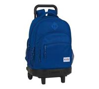 Shein Mochila Gde. C/Ruedas Compact Ext.Orga Blackfit8 Oxford Resistente y Cómoda son Sistema para Carro | Mochila Blackfit8 Egeo Escolar y de Viaje, Ofrece