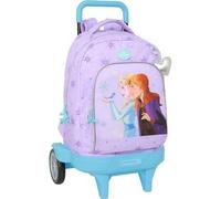 Shein Mochila Grande Con Ruedas Compact Evolutivo Extraíble Frozen "Spirit" Escolar - Mochila Trolley Funcional y Ligera Para Niños y Niñas - Mochila Con As