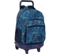 Shein Mochila Grande Con Ruedas Compact Ext.Simple Safta "New Edition" - Mochila Escolar + Carro Con Asa Telescópica Ajustable y Mango Ergonómico - Mochila