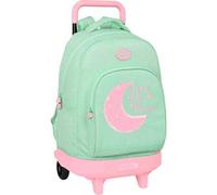 Shein Mochila Grande Con Ruedas Compacta Carro Extensible Blackfit8 "moon" - Mochila Escolar Licencia Oficial - Diseño Ergonómico - Amplio Espacio De Almace