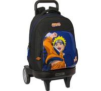 Shein Mochila Grande Con Ruedas Compacta Carro Extensible Naruto "ninja" - Mochila Escolar Licencia Oficial - Diseño Ergonómico - Amplio Espacio De Almacena