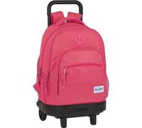 Shein MOCHILA GRANDE CON RUEDAS COMPACTA EXTENSIBLE ORGA BLACKFIT8 FRESA - Mochila Licencia Oficial Personajes Favoritos Duradera y Resistente - Diseño Colo