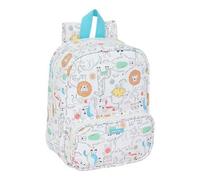 Shein Mochila Guarderia C/Bolsillo Safta Preescolar "Zoo" Compartimentos Organizadores con Cierre de Cremallera - Mochila Guarderia Safta Preescolar Con Co