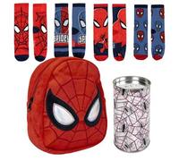 Shein MOCHILA GUARDERIA PERSONAJE PELUCHE SPIDERMAN + Pack de 4 Calcetines infantiles diseño Spiderman Talla 27-30. Envío gratis en 24/72h