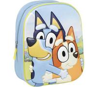 Shein Mochila Infantil 3D Bluey para Niños y Niñas - Mochila Escolar con Relieve de Personajes y Diseño Divertido y Único para Guardería o Cole - Correas Aj