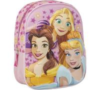 Shein Mochila Infantil 3D Princess - Ideal para los pequeños fans de las princesas de Disney. Diseño tridimensional y detalles encantadores de las princesas