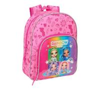 Shein Mochila Infantil Adaptable a Carro Rainbow High "Shine" Colores y Diseño Divertido | Mochila Infantil Cómoda y Segura Capacidad Amplia y Diseño Adapta
