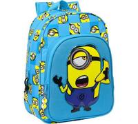 Shein MOCHILA INFANTIL ADAPTABLE CARRO MINIONS "MINIONSTATIC" - Mochila Licencia Oficial Personajes Favoritos Duradera y Resistente - Diseño Colorido y Atra