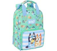 Shein Mochila Infantil Con Asas Bluey "Sisters" Mochila Infantil con Asas Ergonómicas - Mochila Escolar para Niños y Niñas - Mochila Ligera, Resistente y co