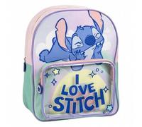 Shein Mochila Infantil con Bolsillo Exterior I Love Stich Rosa Entrega 24/48 Horas - Envío Desde España