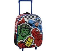 Shein Mochila Infantil Trolley 3D Marvel para Niños y Niñas - Tamaño Infantil con Tirantes Ajustables - Ligera, Cómoda y Segura - Ideal para Guardería, Pree