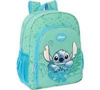 Shein Mochila Junior Adaptable Carro Stitch "aloha" - Mochila Escolar Licencia Oficial - Diseño Ergonómico - Amplio Espacio De Almacenamiento - Bolsillos Mu