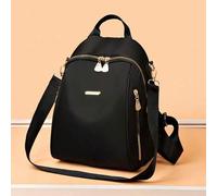 Shein Mochila multifuncional, estilo minimalista de viajero con múltiples bolsillos con cremallera, mochila práctica para estudiantes, versátil y de moda