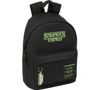Shein Mochila Para Portátil 14,1" Stranger Things Exclusiva - Mochila Para Niños y Niñas con Gran Bolsillo Principal y Varios Compartimentos Internos Más Ho